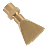 Fan Shaped Fountain Nozzle Copper Adjustable Uniform Water Spray Fan Shaped Fountain Spray Head for Park G1in - Low Angle