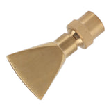 Fan Shaped Fountain Nozzle Copper Adjustable Uniform Water Spray Fan Shaped Fountain Spray Head for Park G1in - Extra Image