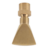 Fan Shaped Fountain Nozzle Copper Adjustable Uniform Water Spray Fan Shaped Fountain Spray Head for Park G1in - Extra Image