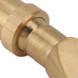 Fan Shaped Fountain Nozzle Copper Adjustable Uniform Water Spray Fan Shaped Fountain Spray Head for Park G1in - Extra Image