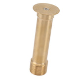 Adjustable Mushroom Fountain Nozzle with Dynamic Landscape Effects Fountain Sprinkler Nozzle Water Spray for Garden Pond Amusement Park G3/4in 10.4CM - Top-Down View