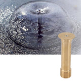 Adjustable Mushroom Fountain Nozzle with Dynamic Landscape Effects Fountain Sprinkler Nozzle Water Spray for Garden Pond Amusement Park G3/4in 10.4CM