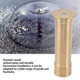 Adjustable Mushroom Fountain Nozzle with Dynamic Landscape Effects Fountain Sprinkler Nozzle Water Spray for Garden Pond Amusement Park G1in 13.4CM