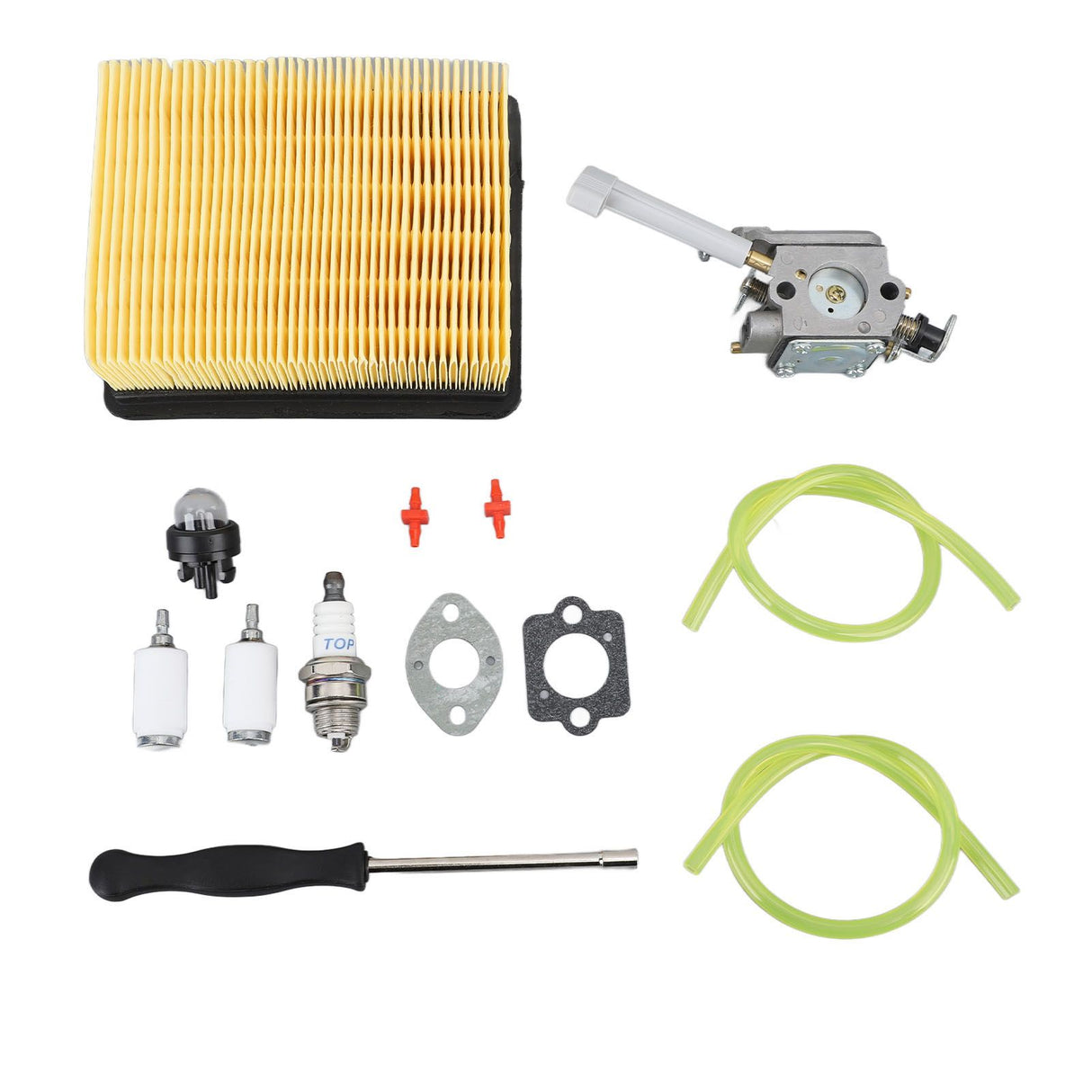 Carburetor Air Filter Kit Backpack Blower Parts Kit for Ryobi BP42 RY08420 RY08420A RY42BPEMC RY42WB 308054093 308054079 Engine Carb
