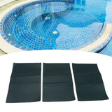 3 PCS Pool Patch Repair Kit Green PP Self Adhesive Pool Cover Patch Repair Kit for Swimming Pool L 8x12in