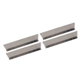 4 Pack Rainwater Valley Gutter Aluminium Rainwater Diverter Splashing Guard with 32 Screws for Roof