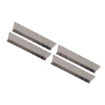 4 Pack Rainwater Valley Gutter Aluminium Rainwater Diverter Splashing Guard with 32 Screws for Roof
