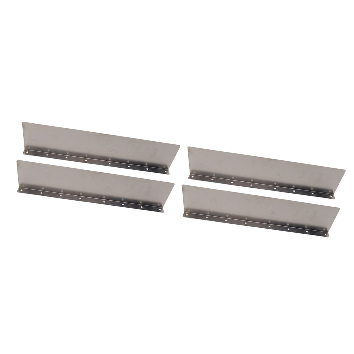 4 Pack Rainwater Valley Gutter Aluminium Rainwater Diverter Splashing Guard with 32 Screws for Roof