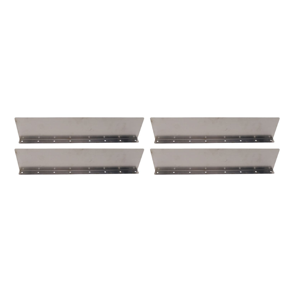4 Pack Rainwater Valley Gutter Aluminium Rainwater Diverter Splashing Guard with 32 Screws for Roof