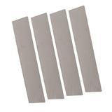 4 Pack Rainwater Valley Gutter Aluminium Rainwater Diverter Splashing Guard with 32 Screws for Roof - Low Angle