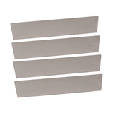 4 Pack Rainwater Valley Gutter Aluminium Rainwater Diverter Splashing Guard with 32 Screws for Roof
