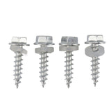 4 Pack Rainwater Valley Gutter Aluminium Rainwater Diverter Splashing Guard with 32 Screws for Roof