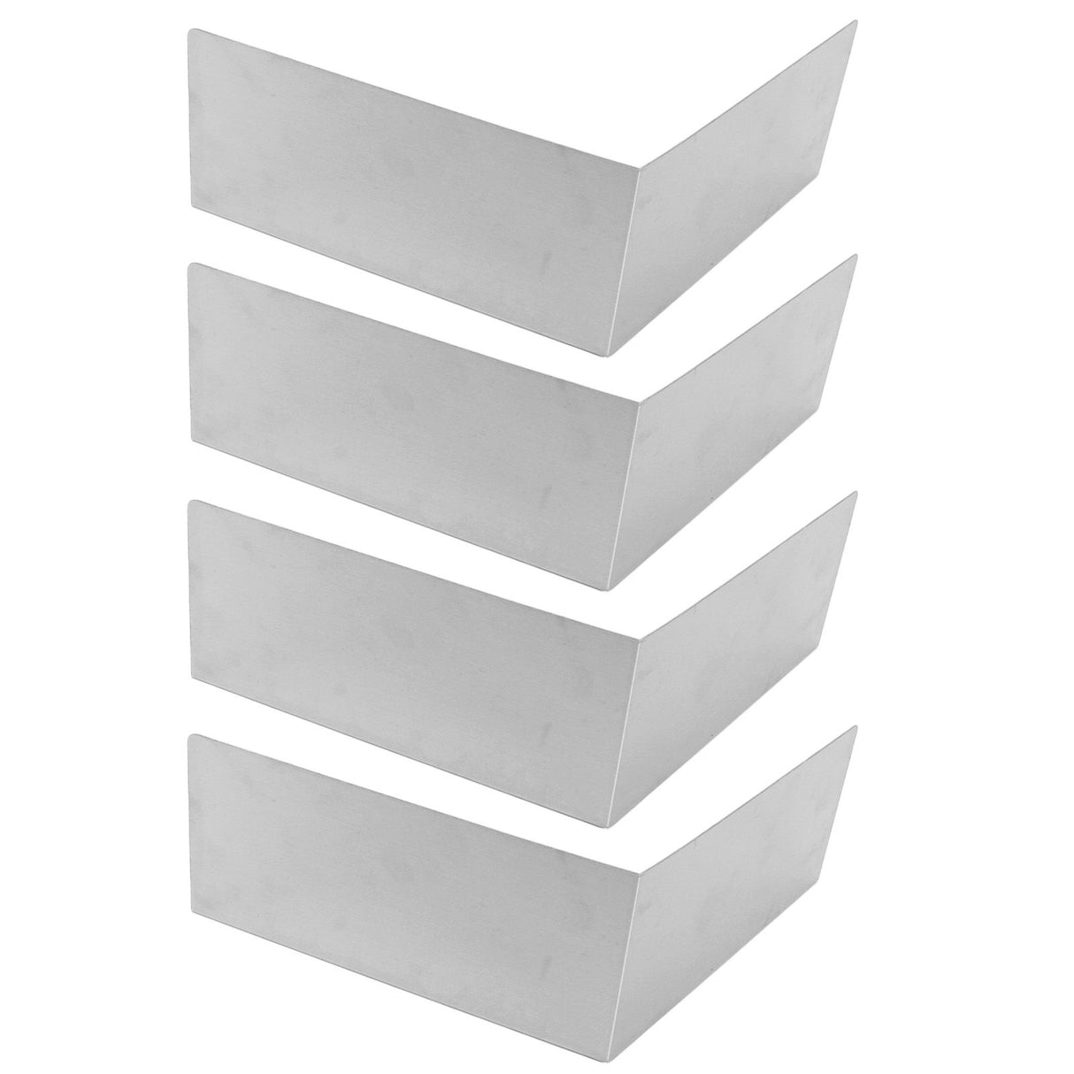 4pcs Gutter Valley Splash Guards Aluminum Rain Gutter Valley Roofing Gutter Guards Or House Shingle Roofs Corner