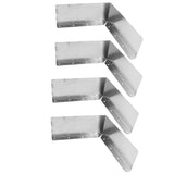 4pcs Gutter Valley Splash Guards Aluminum Rain Gutter Valley Roofing Gutter Guards Or House Shingle Roofs Corner
