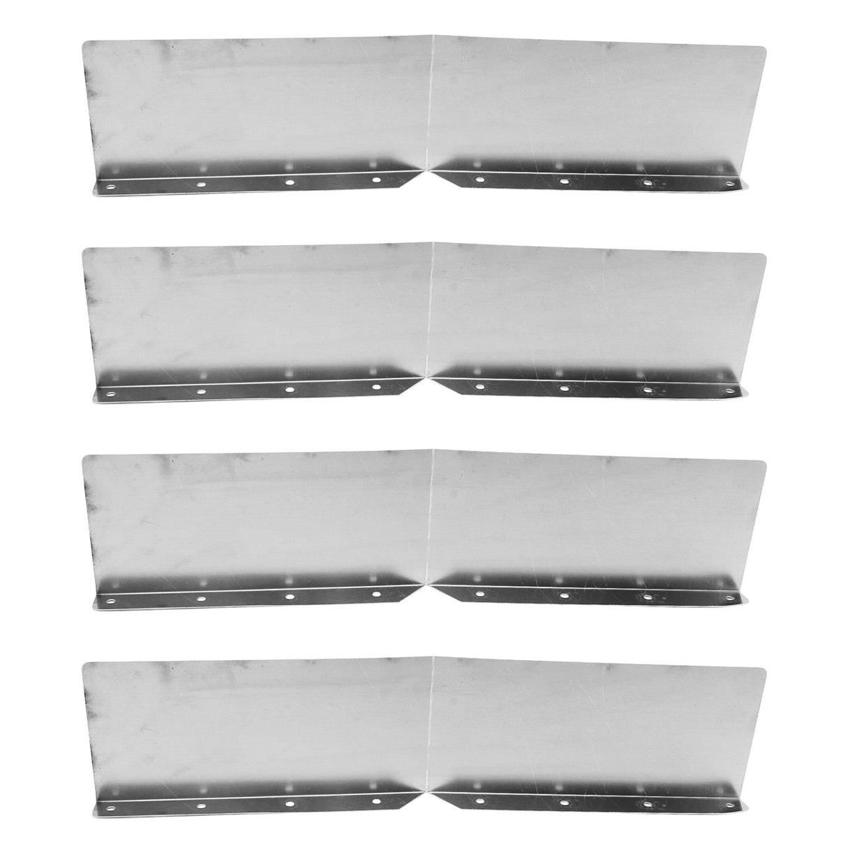 4pcs Gutter Valley Splash Guards Aluminum Rain Gutter Valley Roofing Gutter Guards Or House Shingle Roofs Corner