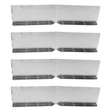 4pcs Gutter Valley Splash Guards Aluminum Rain Gutter Valley Roofing Gutter Guards Or House Shingle Roofs Corner