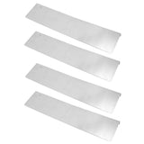 4pcs Gutter Valley Splash Guards Aluminum Rain Gutter Valley Roofing Gutter Guards Or House Shingle Roofs Corner