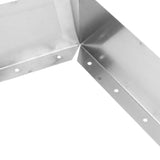4pcs Gutter Valley Splash Guards Aluminum Rain Gutter Valley Roofing Gutter Guards Or House Shingle Roofs Corner