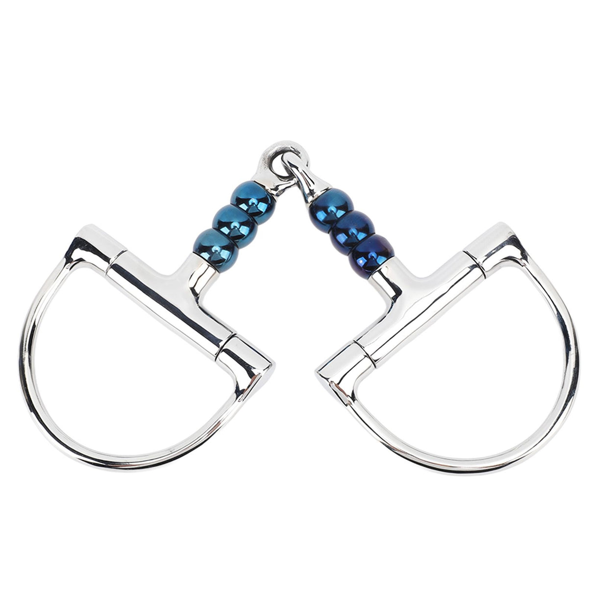 Horse Bit Stainless Steel 125mm Anti Biting Horse Mouth D Ring Snaffle Bit for Horse Farm