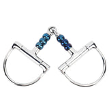 Horse Bit Stainless Steel 125mm Anti Biting Horse Mouth D Ring Snaffle Bit for Horse Farm