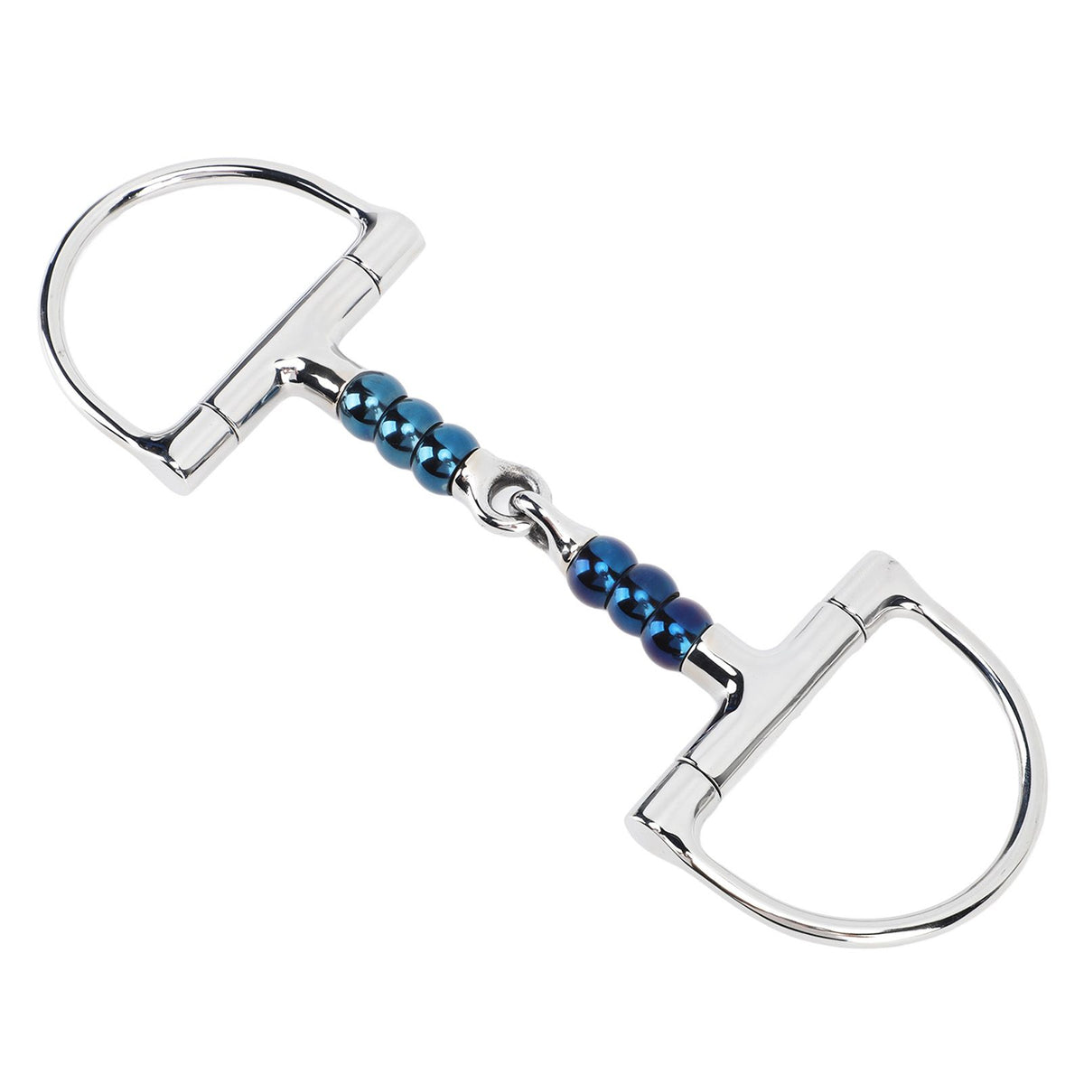 Horse Bit Stainless Steel 125mm Anti Biting Horse Mouth D Ring Snaffle Bit for Horse Farm