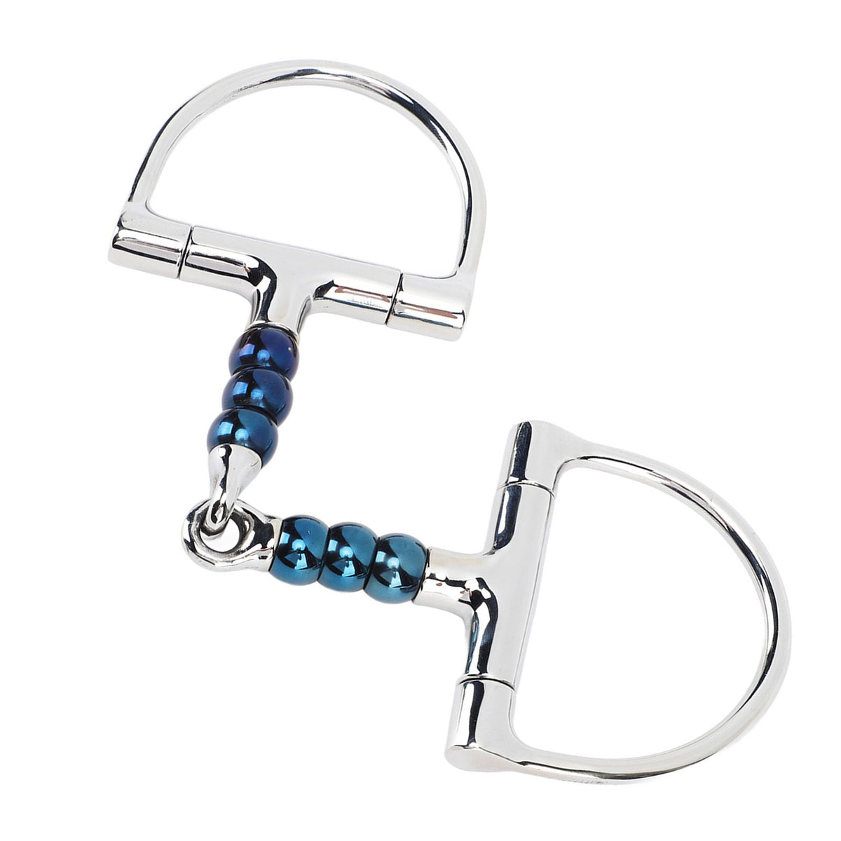 Horse Bit Stainless Steel 125mm Anti Biting Horse Mouth D Ring Snaffle Bit for Horse Farm