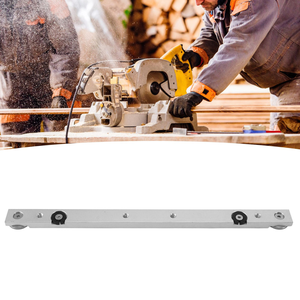 300mm Miter Bar Slider Aluminium Alloy Table Saw Gauge Rod Jig Fixture Sliding Miter Guide Track Woodworking Tool