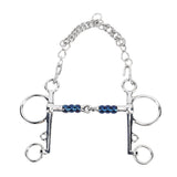 Horse Mouth Bit 125mm Stainless Steel Horse Snaffle Bit for Training Equestrian Equipment Racing Accessory