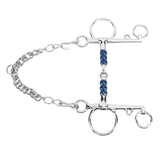 Horse Mouth Bit 125mm Stainless Steel Horse Snaffle Bit for Training Equestrian Equipment Racing Accessory - Low Angle