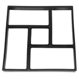 Plastic Floor Moulds Garden Paving Moulds Home DIY Concrete Floor Moulds for Garden Patio - Top-Down View