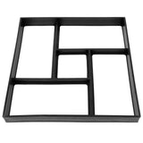 Plastic Floor Moulds Garden Paving Moulds Home DIY Concrete Floor Moulds for Garden Patio - 45-Degree Angle