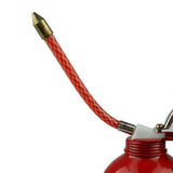 Manual Oiler Can Iron Red Lever Style Lubrication Oiling Can Flexible Hose Oil Can Pump 270ml