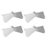 4PCS Gutter Downspout Extension Hinge Stainless Steel Flip Up Hinge for Rectangle Square Downspout Extension