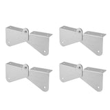 4PCS Gutter Downspout Extension Hinge Stainless Steel Flip Up Hinge for Rectangle Square Downspout Extension - Extra Image