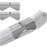 4PCS Gutter Downspout Extension Hinge Stainless Steel Flip Up Hinge for Rectangle Square Downspout Extension