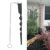 Rain Chain Powder Coated Iron Anchoring Stake Stainless Steel Rainproof for Garden Gutter