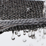 Black Shade Cloth Durable Garden Sun Shade Netting Antifreezing Sun Shade Cover for Pergola Greenhouse 10M