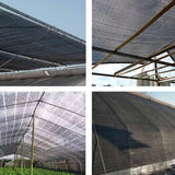 Black Shade Cloth Durable Garden Sun Shade Netting Antifreezing Sun Shade Cover for Pergola Greenhouse 10M