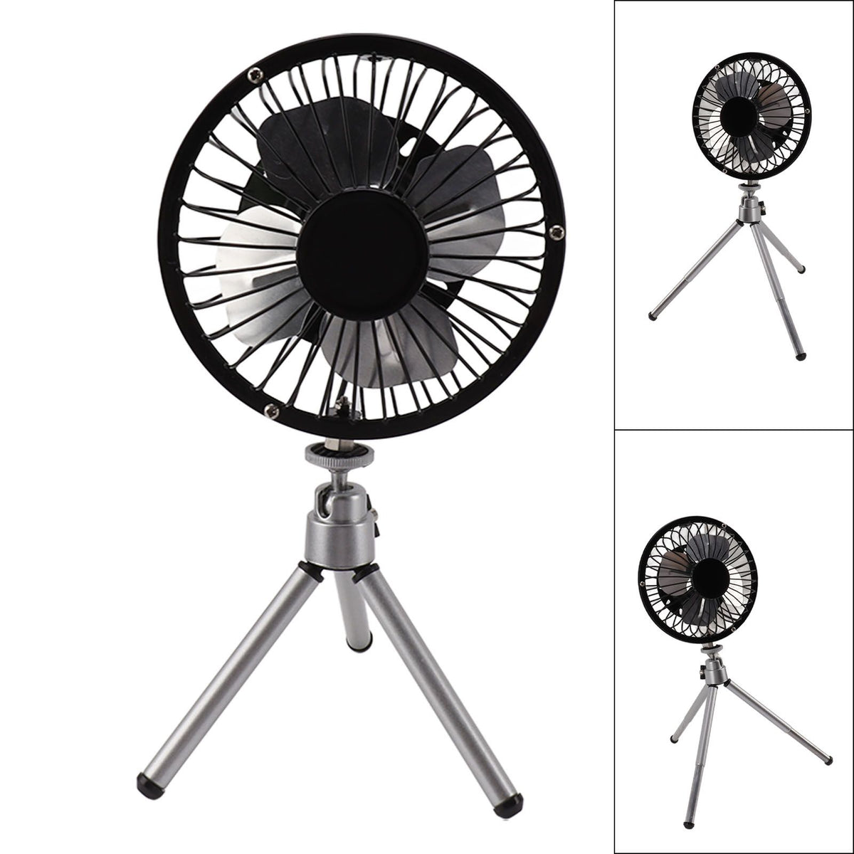 20W Solar Panel Fan Portable Solar Panel Powered USB Fan with Bracket for Camping Fishing Travel