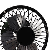 20W Solar Panel Fan Portable Solar Panel Powered USB Fan with Bracket for Camping Fishing Travel