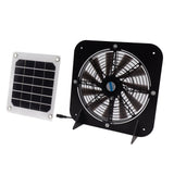 Solar Exhaust Fan 100W Solar Panel with 13.5inch Fan Waterproof Solar Panel Cooling Fan Ventilation Fan for Pet House