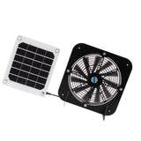 Solar Exhaust Fan 100W Solar Panel with 13.5inch Fan Waterproof Solar Panel Cooling Fan Ventilation Fan for Pet House