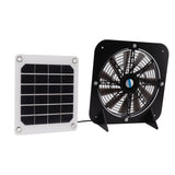 Solar Exhaust Fan 100W Solar Panel with 13.5inch Fan Waterproof Solar Panel Cooling Fan Ventilation Fan for Pet House
