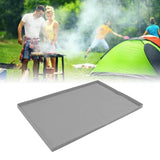 Grill Mat Silicone Blackstone Griddle Top Cover Anti Sticky Grill Protective Cover Mat 22inch Grey - Extra Image