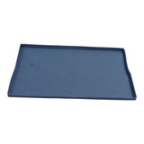 Grill Mat Silicone Blackstone Griddle Top Cover Anti Sticky Grill Protective Cover Mat 22inch Dark Blue