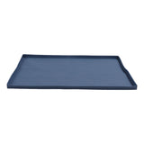 Grill Mat Silicone Blackstone Griddle Top Cover Anti Sticky Grill Protective Cover Mat 22inch Dark Blue - 45-Degree Angle