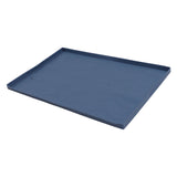 Grill Mat Silicone Blackstone Griddle Top Cover Anti Sticky Grill Protective Cover Mat 22inch Dark Blue