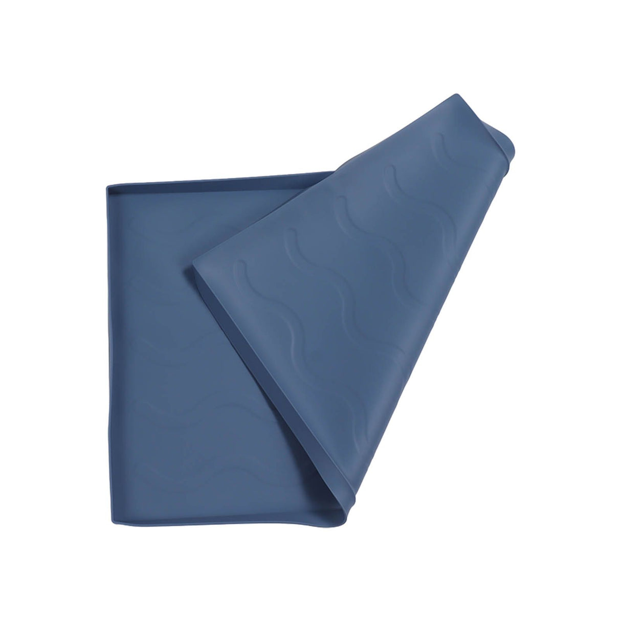 Grill Mat Silicone Blackstone Griddle Top Cover Anti Sticky Grill Protective Cover Mat 22inch Dark Blue