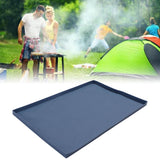 Grill Mat Silicone Blackstone Griddle Top Cover Anti Sticky Grill Protective Cover Mat 22inch Dark Blue
