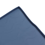 Grill Mat Silicone Blackstone Griddle Top Cover Anti Sticky Grill Protective Cover Mat 22inch Dark Blue
